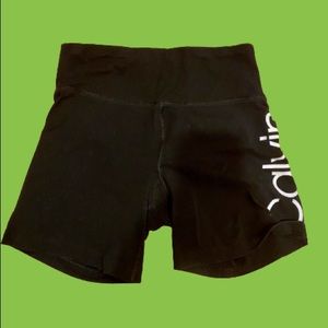 Calvin Klein Black Biker Shorts Size medium